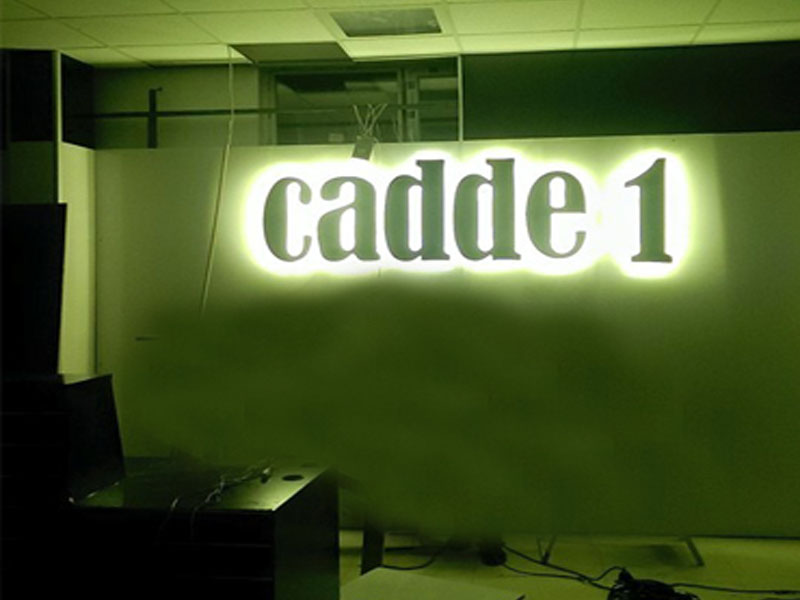 Alüminyum ic mekan isikli kutu harf