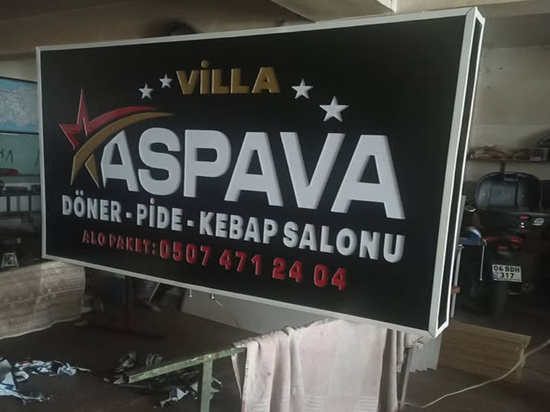 ankara isikli oyma tabela