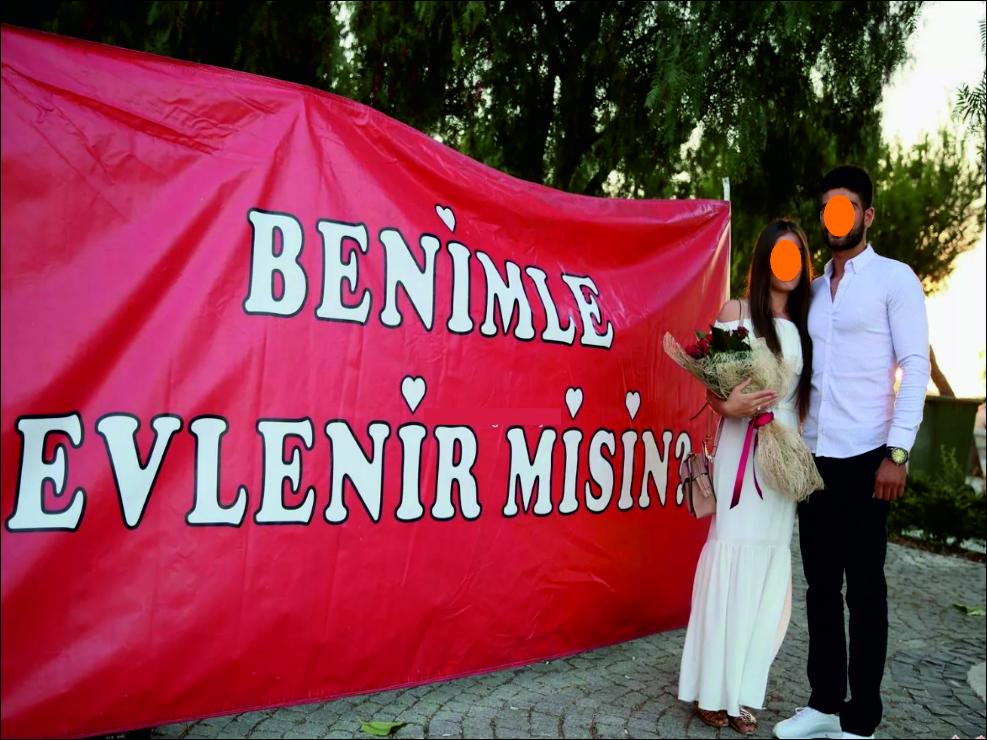 EVLİLİK TEKLİFİ AFİSİ