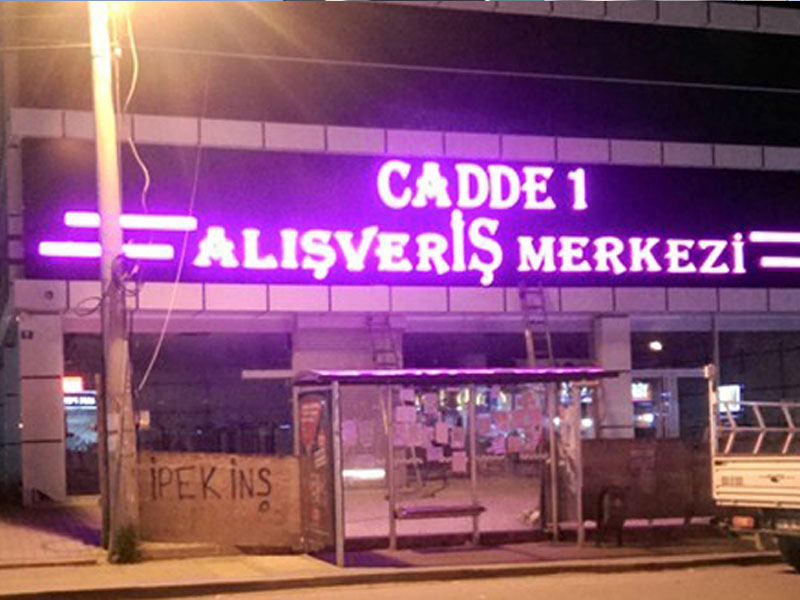 isikli özel renk ledli tabela