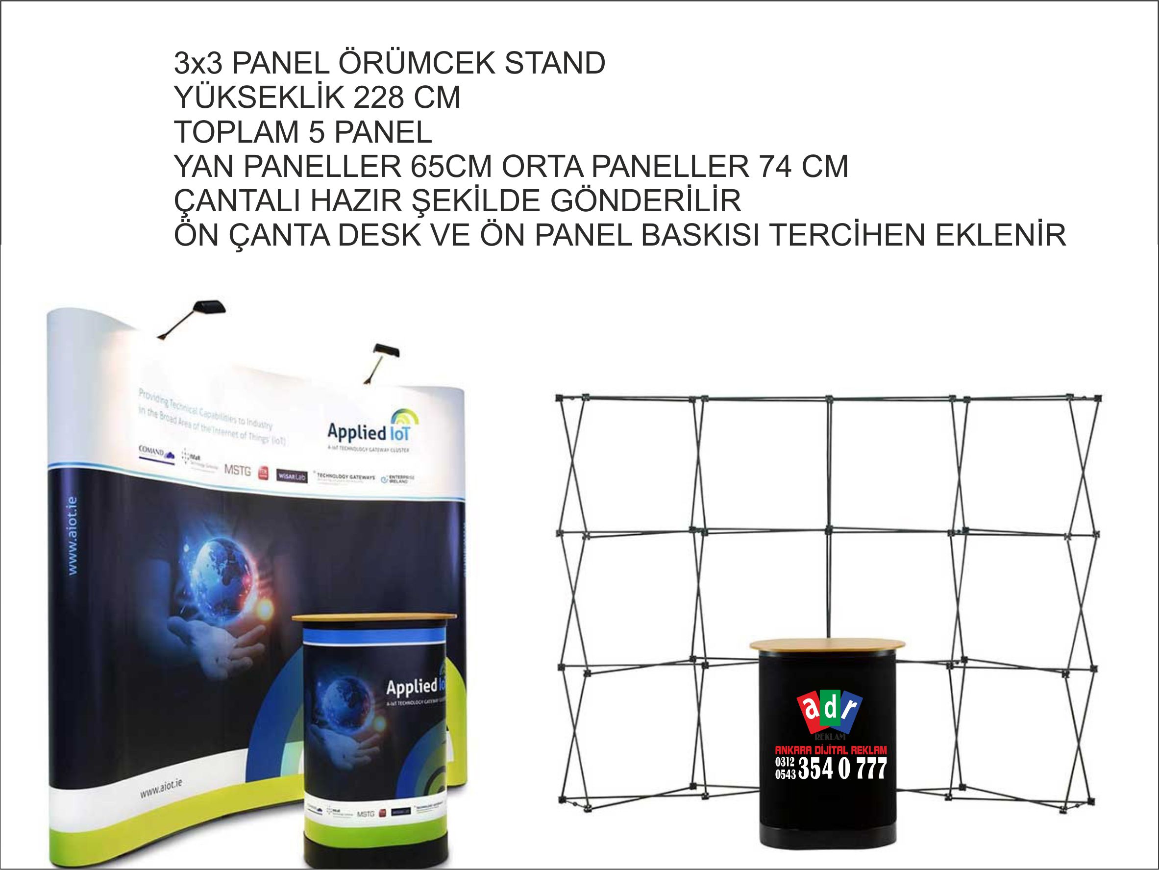 ÖRÜMCEK STAND 3X3