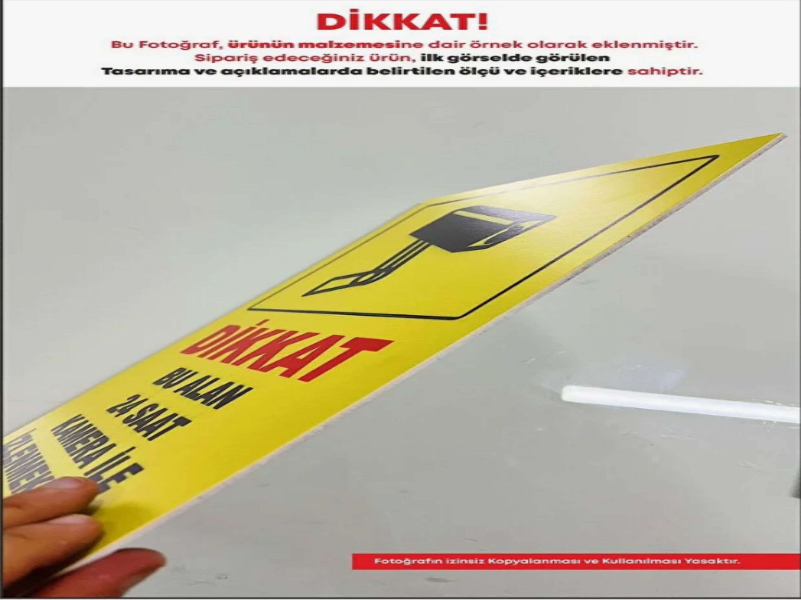 UYARİ LEVHASİ DEKOTA